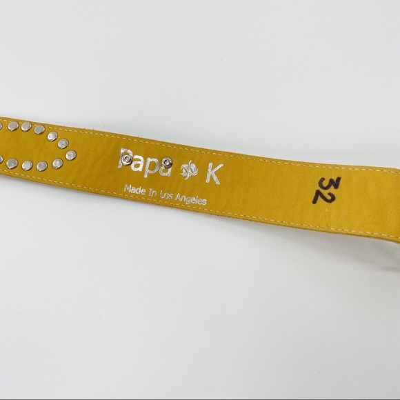 Pappa & K Butterfly Embossed & Embellished Belt - Picture 4 of 5